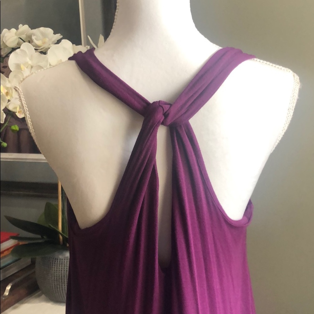 (Sold) ATHLETA Getaway Maxi Dress Wild Berry M - Picture 6 of 8
